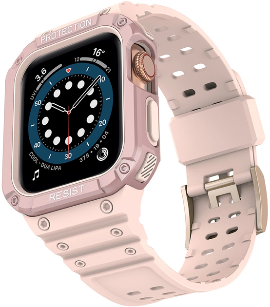 Pasek z etui Hurtel Protect Strap Band do Apple Watch 38/40/41 mm Pink (9145576231623) - obraz 1