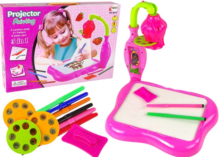 Projektor do rysowania LEAN Toys Kwiatek (69) (5905214972967) - obraz 2