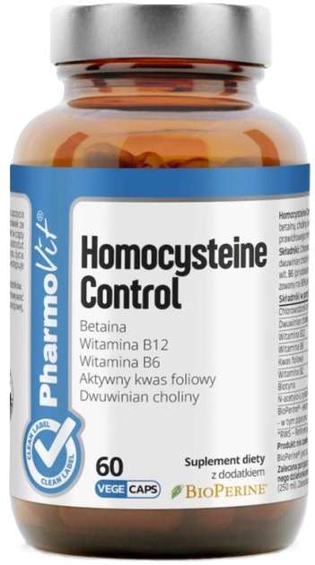 Вітаміни Pharmovit Гомоцистеїн Контроль 60 капсул (5904703902003) - зображення 1