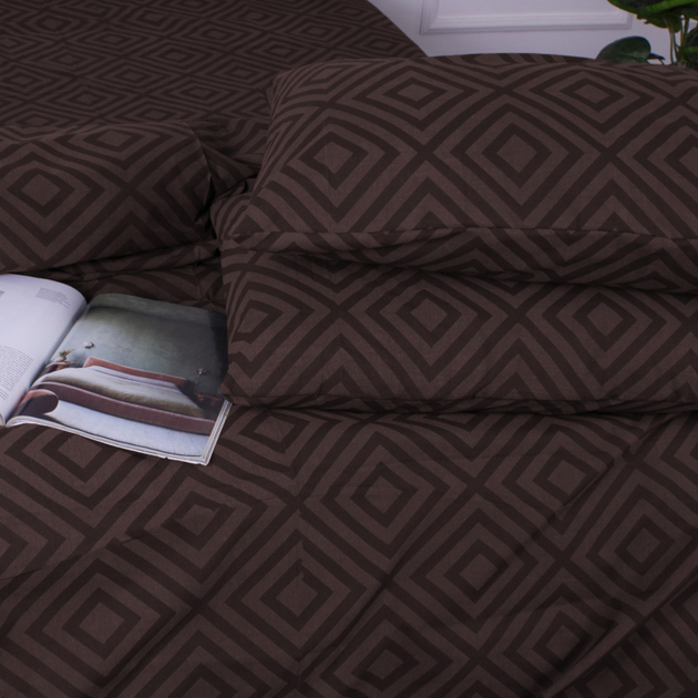 Наволочка MirSon Ranforce Elite 17-0624 Geometry Brown 70х70 см від Rozetka на платформі USKIDKA Акція на Наволочка MirSon Ranforce Elite 17-0624 Geometry Brown 70х70 см від Rozetka