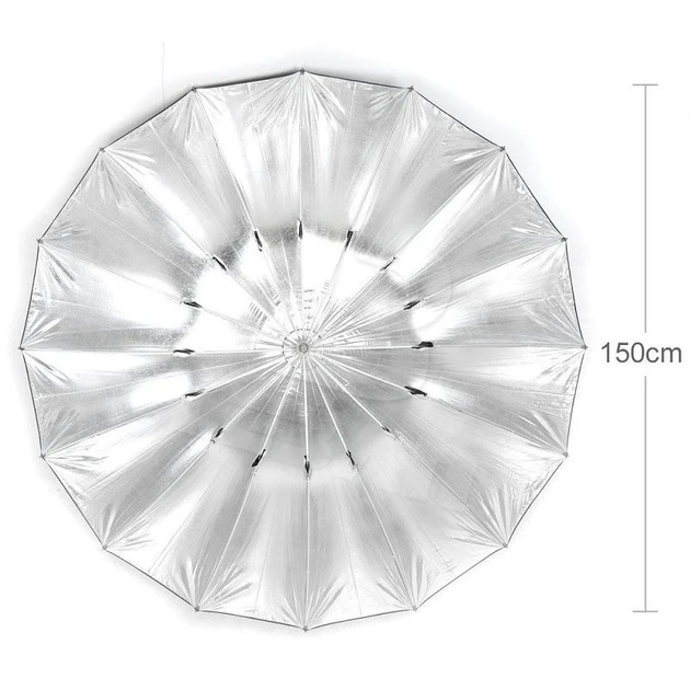 Фотозонт Visico AU160-B (150см) Silver/Black параболический - Фото 3 Фотозонт Visico AU160-B (150см) Silver/Black параболический - изображение 3