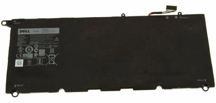 Акумулятор для ноутбука Dell PW23Y XPS 13 (9360) 7.6 В Black 7800 мАг - Фото 1 Акумулятор для ноутбука Dell PW23Y XPS 13 (9360) 7.6 В Black 7800 мАг - изображение 1
