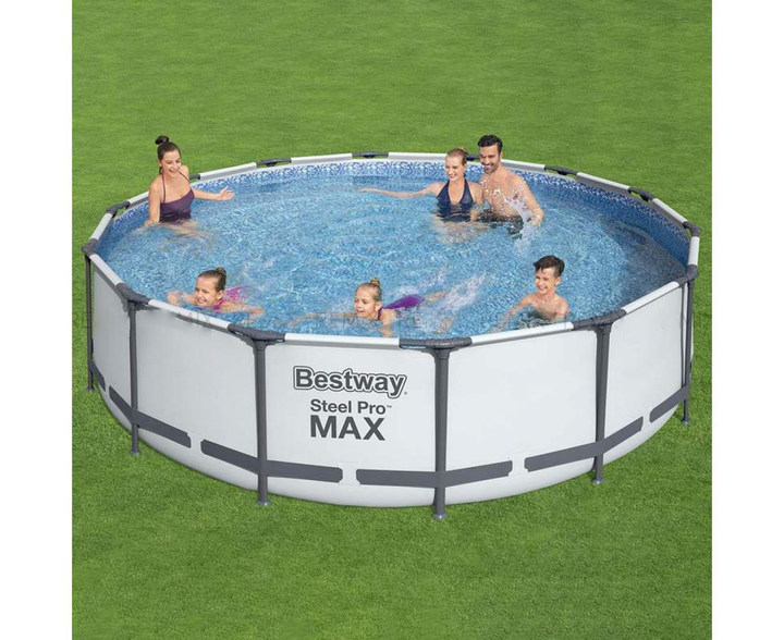 Каркасный бассейн Steel Pro Frame Pool Bestway 56406 (Диаметр 305 x Высота 76см) - изображение 5
