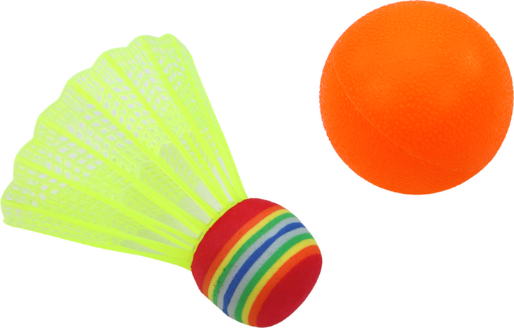 Набір для гри в бадмінтон LEAN Toys Звірятка 19603 Yellow (5905991009788) - зображення 4