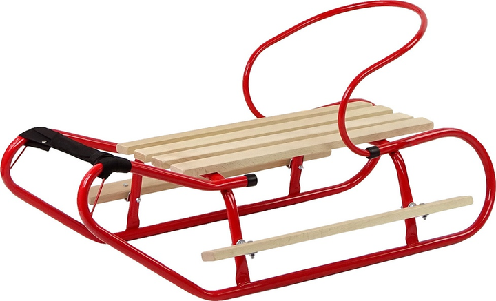 Металеві санки LEAN Toys 2988 Red (5904665993743) - зображення 5