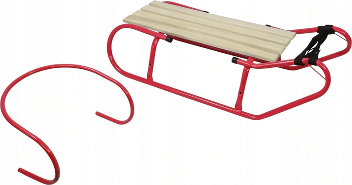 Металеві санки LEAN Toys 2988 Red (5904665993743) - зображення 7