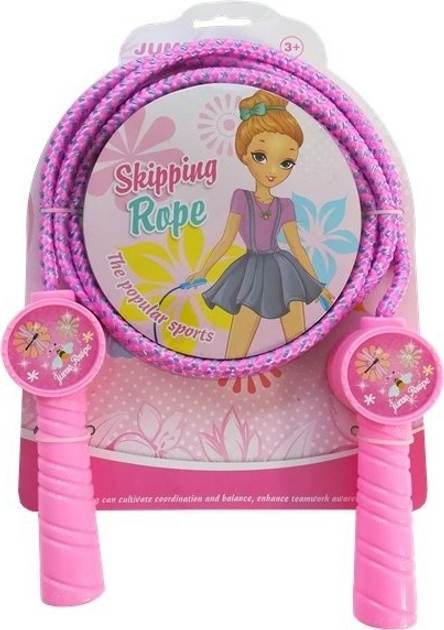 Skakanka dziecięca LEAN Toys 190 cm 4076 Pink (5905991002765) - obraz 1