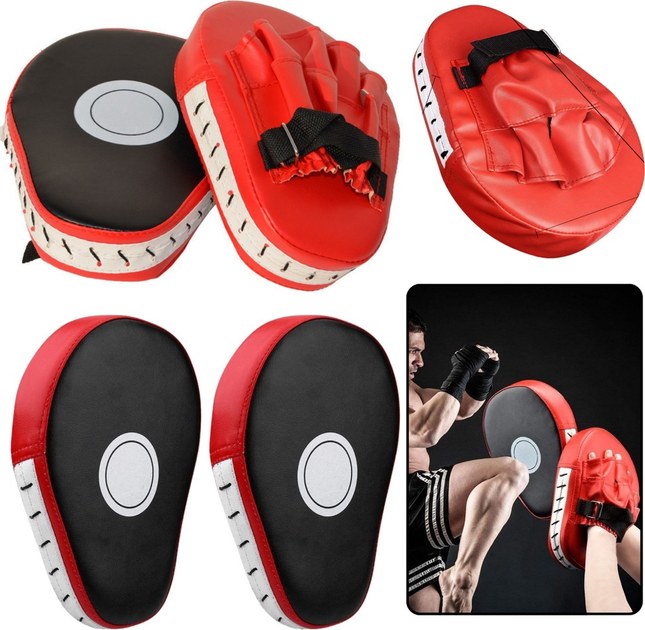 Тренувальний щит для боксу LEAN Toys 24931 Red (5905991059813) - зображення 3
