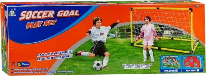 Футбольні ворота LEAN Toys 119 x 56 x 71 см 4480 (5905323211162) - зображення 5