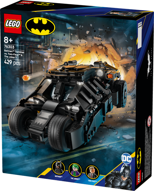 Конструктор Лего Бетмен Тумблер Бэтмена против Двуликого и Джокера Lego DC Batman 76303 - Фото 6 Конструктор Лего Бетмен Тумблер Бэтмена против Двуликого и Джокера Lego DC Batman 76303 - изображение 6