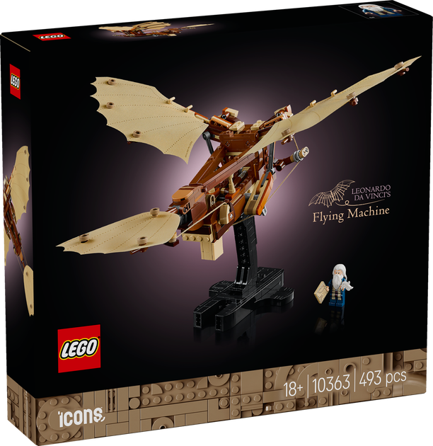 Лего Иконс Летательный аппарат Леонардо да Винчи LEGO Icons 10363 - Фото 6 Лего Иконс Летательный аппарат Леонардо да Винчи LEGO Icons 10363 - изображение 6