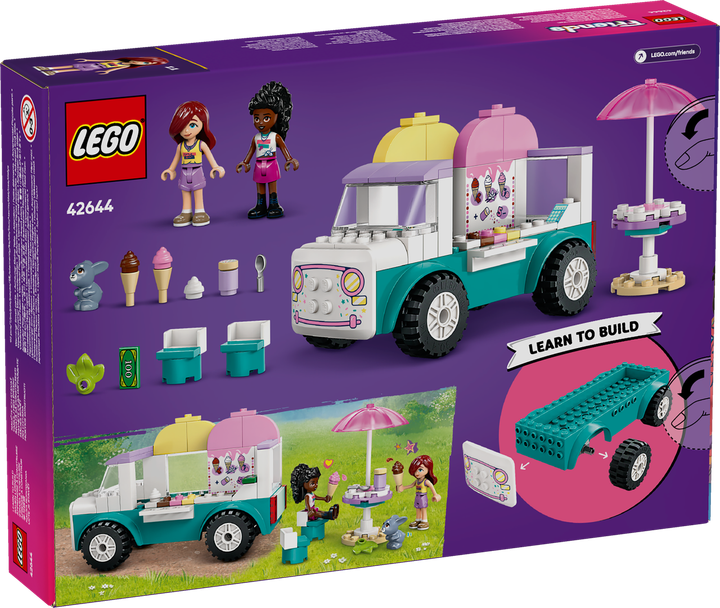Конструктор Лего Френдс машина Вантажівка з морозивом Хартлейк Сіті Lego Friends 42644 - Фото 3 Конструктор Лего Френдс машина Вантажівка з морозивом Хартлейк Сіті Lego Friends 42644 - зображення 3