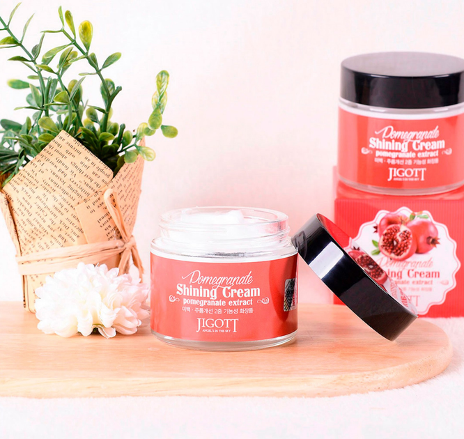 Krem do twarzy Jigott Pomegranate Shining rozświetlający 70 ml (8809210034117) - obraz 4