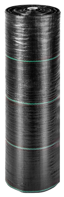 Agrotkanina ogrodowa Plonos + 50 szpilek 1.6 m x 50 m 70 g/m2 Czarna (5903890629069) - obraz 1