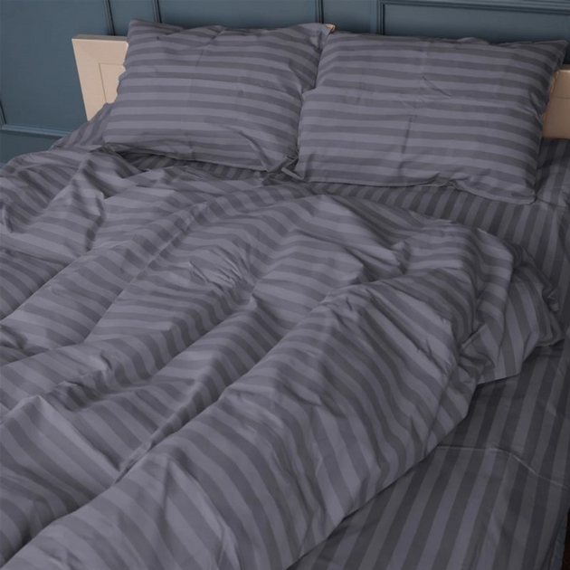 Підковдра MirSon Бязь 17-0601 Stripe Gray 143х210 см від Rozetka на платформі USKIDKA Акція на Підковдра MirSon Бязь 17-0601 Stripe Gray 143х210 см від Rozetka