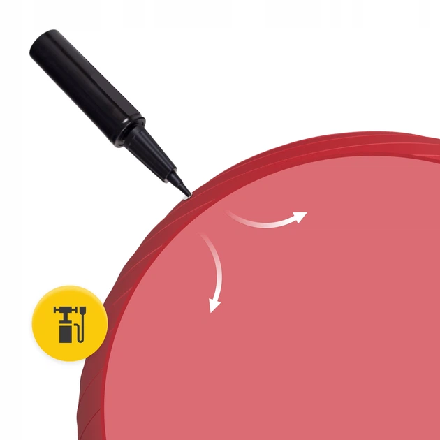 Мяч для фитнеса (фитбол) 4FIZJO 75 см Anti-Burst Red (P-5907739316356) - Фото 10 Мяч для фитнеса (фитбол) 4FIZJO 75 см Anti-Burst Red (P-5907739316356) - изображение 10