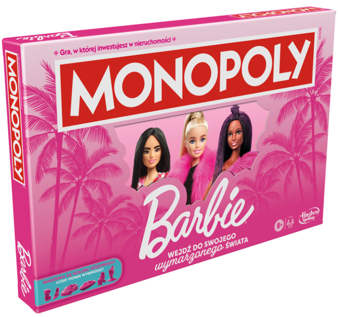 Gra planszowa Hasbro Monopoly Barbie (wersja polska) (5010996208743) - obraz 1