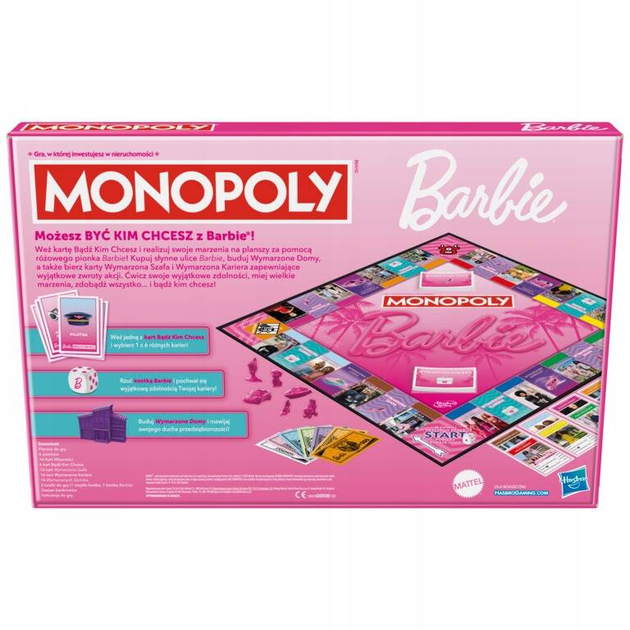Настільна гра Hasbro Monopoly Barbie (версія польська) (5010996208743) - зображення 11