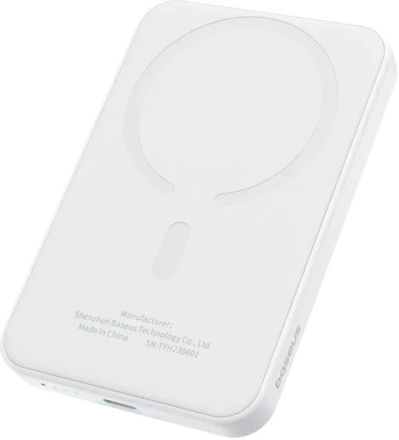 УМБ Baseus Magnetic Mini Wireless 5000mAh 20W White (P10022107223-00) - зображення 5