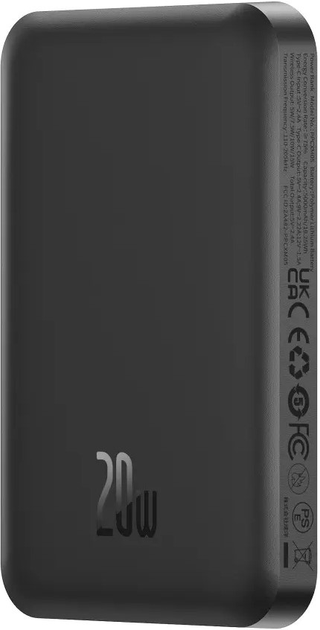 УМБ Baseus Magnetic Mini Wireless 5000mAh 20W Black (P10022107113-00) - зображення 3
