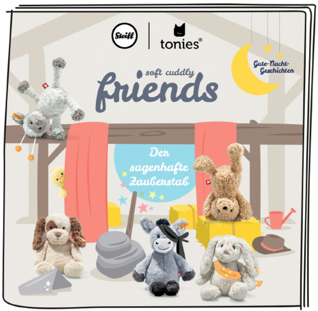 Maskotka interaktywna Tonies Steiff Soft Cuddly Friends Dinkie Donkey radio play 22 cm 10002017 (4001505067341) - obraz 3