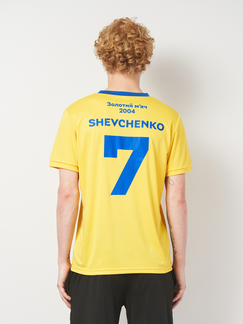 Футболка спортивна чоловіча Золотий м'яч SHEVCHENKO M Жовта (4826205054164) - зображення 2