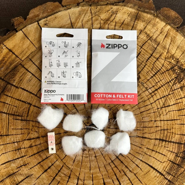 Вата для зажигалки Zippo и фетр заглушка - изображение 5