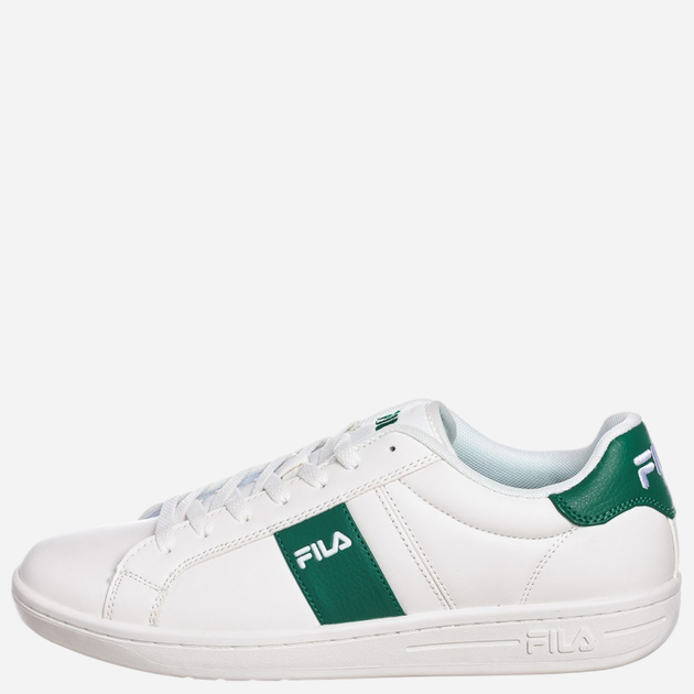 Чоловічі кеди низькі Fila Crosscourt Line FFM0298-13063 46 (12US) 30 см Білий/Зелений (8720905007035) - зображення 2