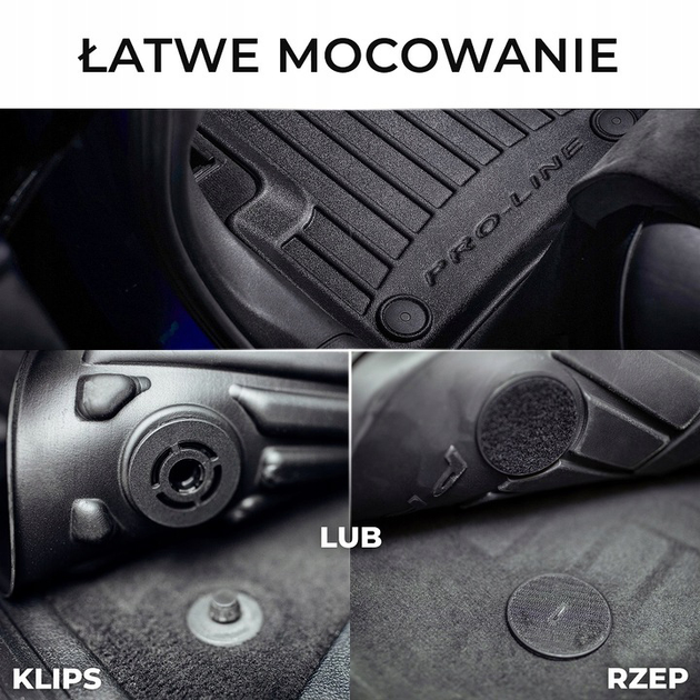 Dywaniki samochodowe Frogum ProLine 3D Toyota Land Cruiser J100 1998-2007 3 szt (5902643428508) - obraz 4
