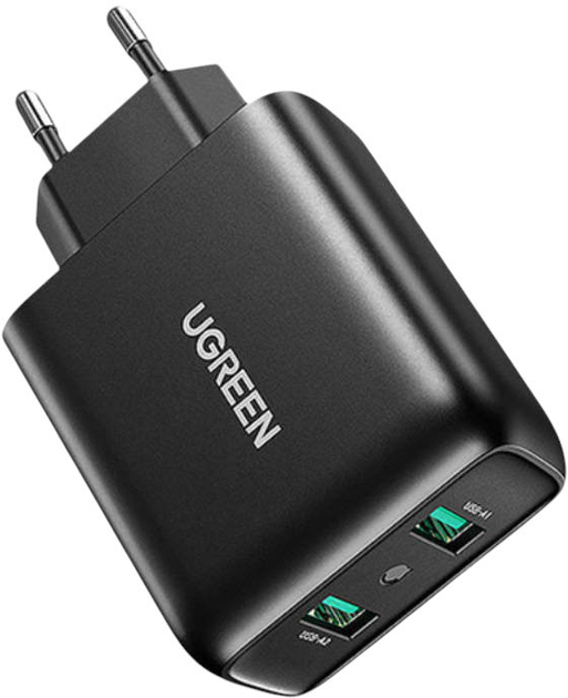 Ładowarka sieciowa Ugreen CD161 18W 2xType-A PD3.0 Black (1206809720) - obraz 2