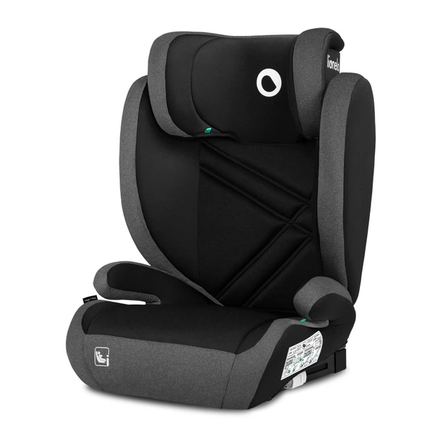 Автокрісло Lionelo HUGO I-SIZE BLACK GREY - зображення 2