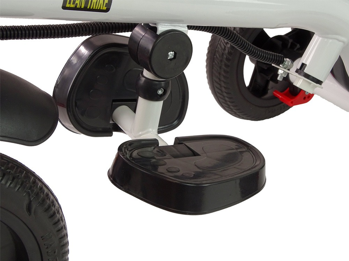 Rowerek trójkołowy spacerówka LEAN Toys Daszek koła EVA miętowy PRO200 (5905515359139) - obraz 7