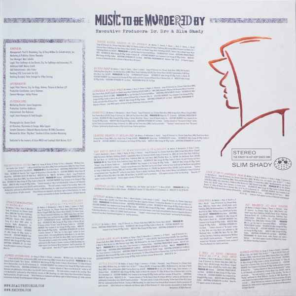 Вінілова платівка Eminem, Slim Shady - Music To Be Murdered By (Limited Edition, Translucent Black Ice) [2LP] - изображение 4