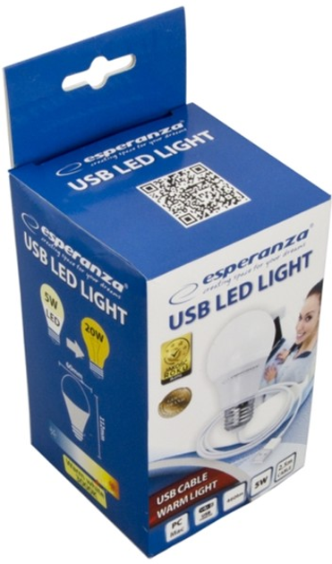 USB лампа Esperanza 5W 2.5 м White (ELL170) - зображення 3
