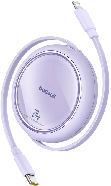 Kabel Baseus Free2Pull USB Type-C - Lightning 1 m 20 W Purple (AT6932172661342) - obraz 3