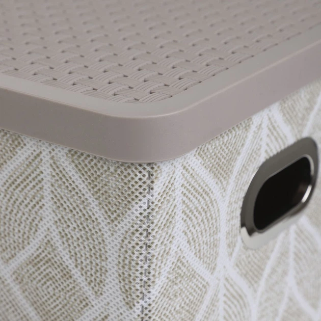 Zestaw koszy do przechowywania Homla Nola 3 szt Beżowe (5904183877716) - obraz 4