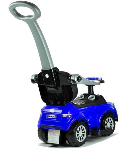 Jeździk Lean Cars Sport Car Toddlers 614W z phaczem 4 w 1 Niebieski (5902808155294) - obraz 4