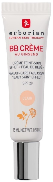 BB-крем Erborian Au Ginseng Clair SPF 20 15 мл (8809255786286) - зображення 1