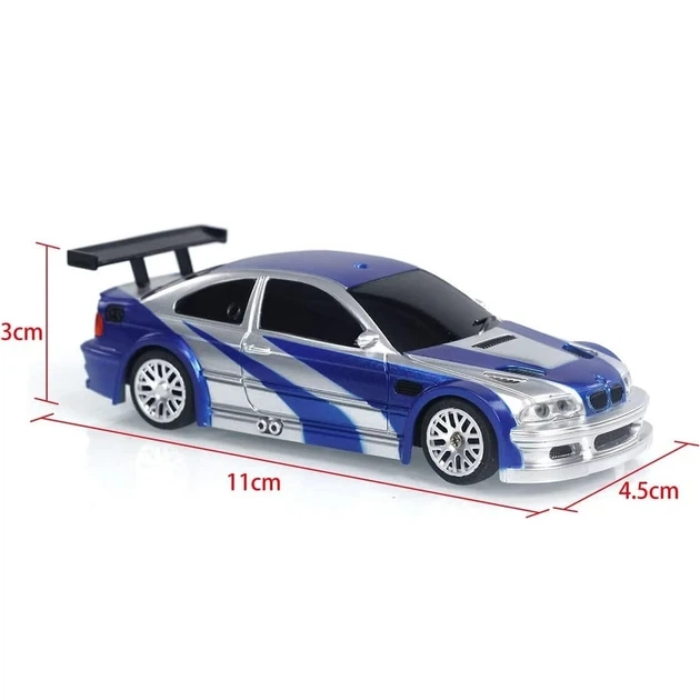 Машинка для дрифта мини Jiabaile Drift Car 1/43 4WD на радиоуправлении BMW M3 GTR 4302 - изображение 5