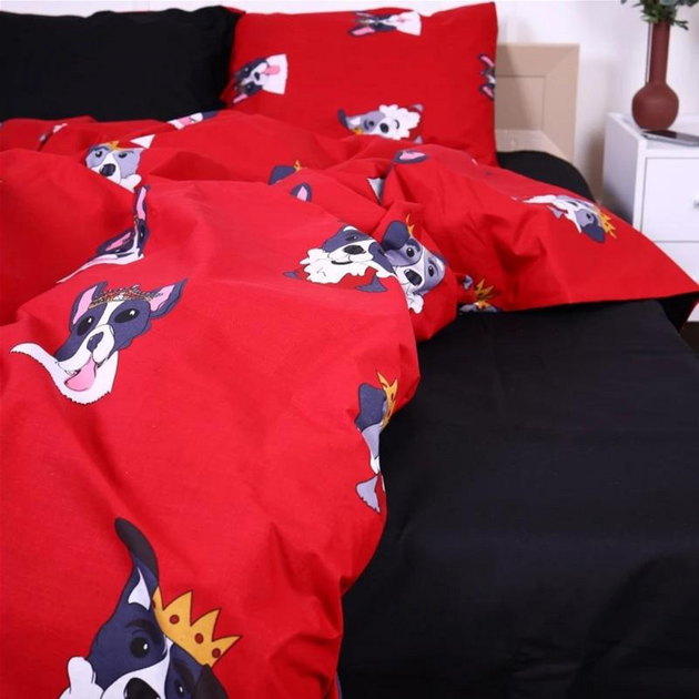 Простирадло MirSon Бязь 17-0568 Kings of dogs 220x240 від Rozetka на платформі USKIDKA Акція на Простирадло MirSon Бязь 17-0568 Kings of dogs 220x240 від Rozetka