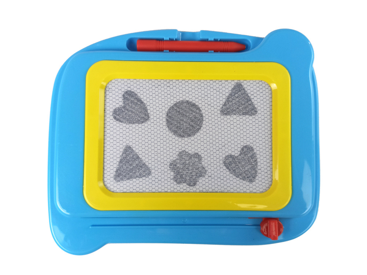 Zestaw znikopisów magnetycznych LEAN Toys Niebiesko-Żółty 2szt Stempelki (5905884454725) - obraz 3