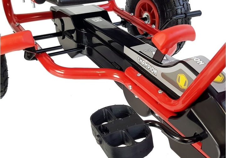 Go-Cart na pedały Lean Cars A-18 Czerwony (5908275991496) - obraz 6