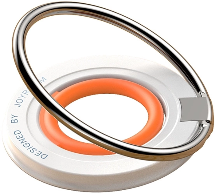 Uchwyt-pierścień na smartfon Joyroom JR-ZS383 Magnetic Phone Holder Orange (6941237121073) - obraz 3