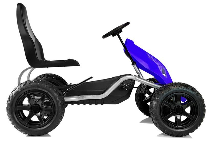 Go-Cart na pedały Lean Cars B012 Niebieski (5908275996019) - obraz 3