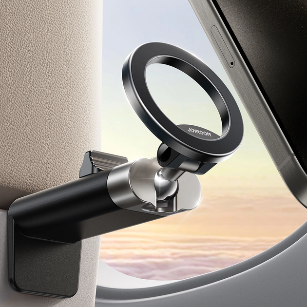Тримач для телефона JOYROOM JR-ZS413 Magnetic Travel Phone Holder Black (6956116717827) - зображення 13
