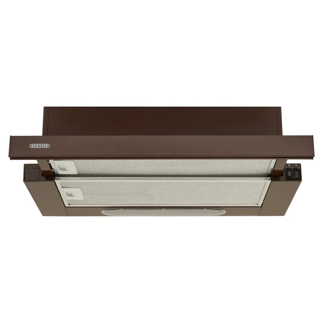 Витяжка кухонна ELEYUS BREEZE 470x60 BR телескопічна, 470 м³/год, 60 см, коричнева (витяжка ELEYUS, телескопічна) - изображение 2