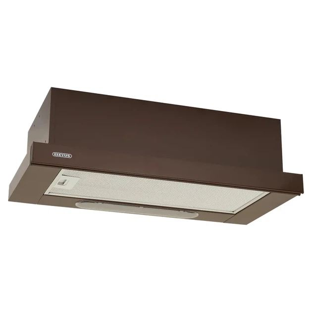Витяжка кухонна ELEYUS BREEZE 470x60 BR телескопічна, 470 м³/год, 60 см, коричнева (витяжка ELEYUS, телескопічна) - изображение 6