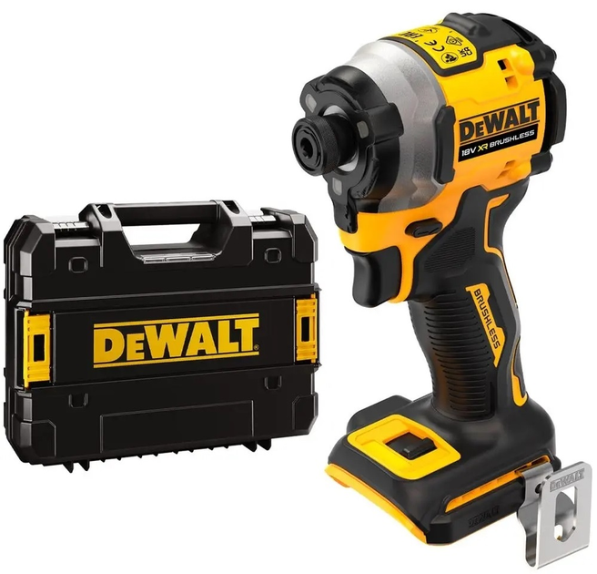 Шурупокрут акумуляторний DeWALT 206Нм 18В XR Li-lon 3 швидкості ударний без акумулятора (DCF850NT) - Фото 4 Шурупокрут акумуляторний DeWALT 206Нм 18В XR Li-lon 3 швидкості ударний без акумулятора (DCF850NT) - зображення 4