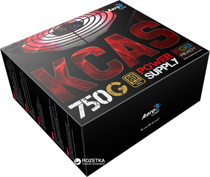 Блок живлення Aerocool KCAS-750G 750W - Фото 15 Блок живлення Aerocool KCAS-750G 750W - зображення 15