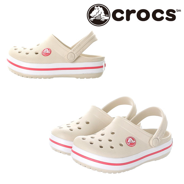 Дитячі крокси для дівчинки Crocs Crocband Clogs Stucco/Melon (29/30, бежевий) - Фото 10 Дитячі крокси для дівчинки Crocs Crocband Clogs Stucco/Melon (29/30, бежевий) - изображение 10